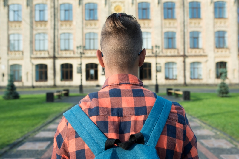 a man wearing a backpack