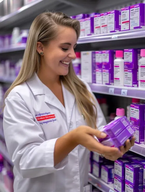 Pharmacy Technician working on details