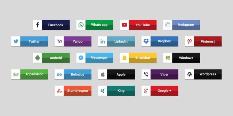 Mobile App Social Banners